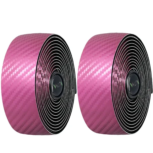 Miniatura 13 de VXM Cinta de manillar de bicicleta, fibra de carbono, PU y EVA, cinta antideslizante para mango de ciclismo para bicicleta de montaña, 2 rollos por