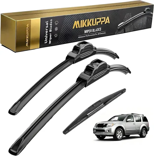 Miniatura 42 de MIKKUPPA Juego de 3 limpiaparabrisas de 22+21+12 pulgadas - Reemplazo para Dodge Durango 2011-2023, Jeep Grand Cherokee 2011-2013 - Limpiaparabrisas