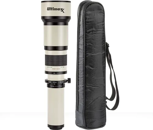 Miniatura 2 de Ultimaxx Lente teleobjetivo zoom de 25.591-51.181 in con kit para Canon EOS Rebel T5, T5i, T6, T7 T6i, T6s, T7i, T8i, SL1, SL2, SL3, 60D, 70D, 77D