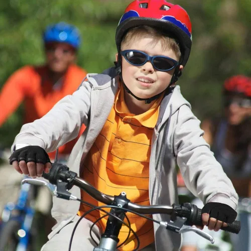 Miniatura 6 de FREEHAWK Guantes de ciclismo para niños, antideslizantes, ultrafinos, medio dedo, ciclismo, transpirables, guantes de patinaje sobre ruedas