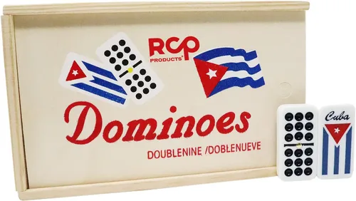 Miniatura 10 de Juego de Dominó para Adultos – Juego Profesional de Dominó Doble 9 de 55 Fichas, Giratorio de Metal, Juego de Mesa Clásico y de Viaje con Estuche