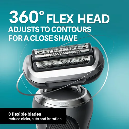 Miniatura 5 de Braun Series 7 - Afeitadora eléctrica para hombres, maquinilla de afeitar húmeda y seca, centro de limpieza y carga SmartCare 4 en 1, accesorio
