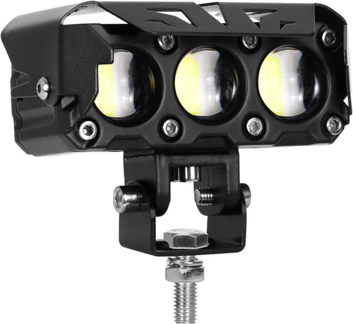Miniatura 2 de KAWELL Luz de conducción LED de 60 W, luz antiniebla auxiliar, foco LED, IP68, impermeable, doble color, luz de trabajo LED para motocicleta