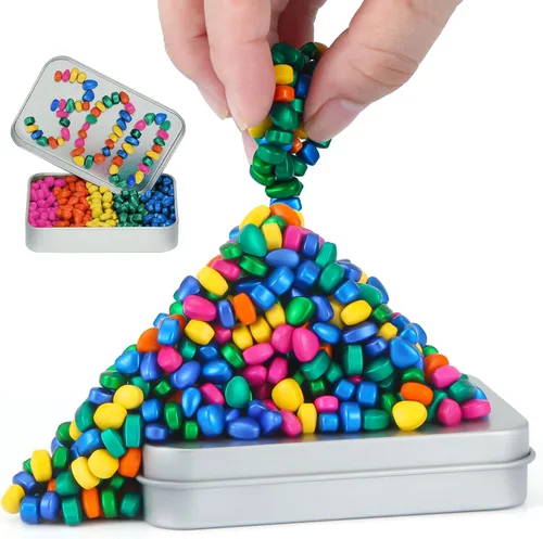 Miniatura 12 de Más de 1000 masillas originales de ferrita coloridas, piedras sensoriales, para adultos para aliviar el estrés de escritorio y artículo de oficina