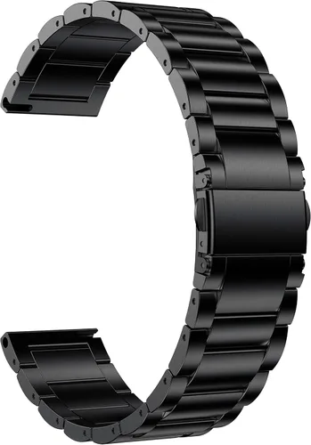 Correa para reloj Garmin Vivoactive 4S, 0.709 in, acero inoxidable, para Garmin Venu 2S/Forerunner 255s/255s Music/Vivomove 3S 1.535 in, Fossil para