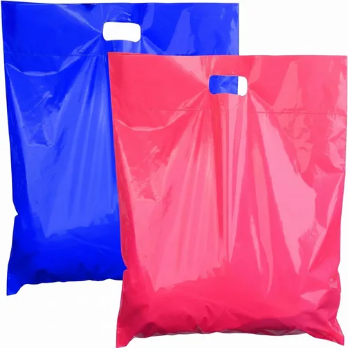 Miniatura 8 de Bolsas de plástico grandes de 16 x 18 pulgadas con asas, bolsas de plástico grandes con asas, paquete de 100 bolsas gruesas para mercancía