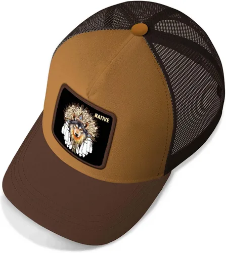 Miniatura 4 de Asvance Trucker Hat - Mesh Back Baseball Cap for Womens, Mens - Premium Native American Embroidered Hats - Gift for Mom, Dad