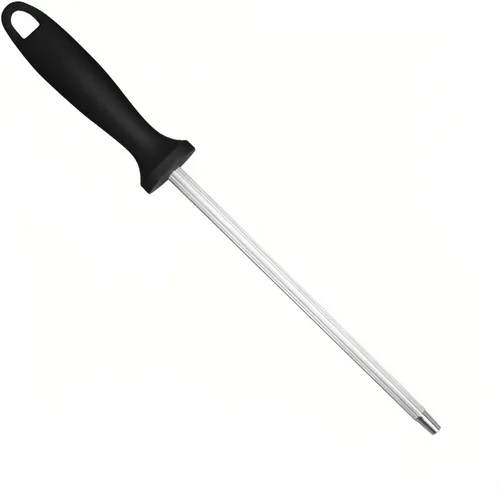 Varilla de acero profesional para afilar cuchillos de 13 pulgadas, varilla magnética de alto carbono para cuchillos de chef de cocina, agarre