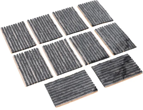 Miniatura 2 de Keenso Tiras de goma para reparación de neumáticos de coche, 100 unidades de 3.937 x 0.118 in, para reparación de pinchazos de neumáticos, sin