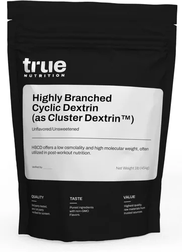 True Nutrition - Dextrina cíclica altamente ramificada - Polvo de carbohidratos para una energía sostenida durante el entrenamiento, recuperación
