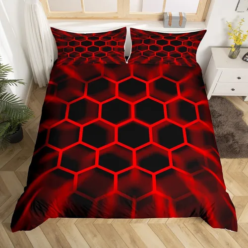 Miniatura 26 de Erosebridal Juego de funda de edredón para niños, niñas, niños y adolescentes, juego de ropa de cama de videojuegos, tamaño individual, funda