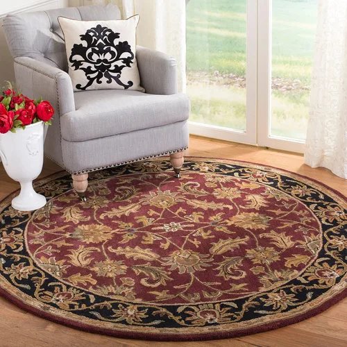 Miniatura 13 de Safavieh colección Heritage HG628A - tapete oriental tradicional hecho a mano de lana verde oscura y dorada, Lana, negro / beige (Black/ Beige)
