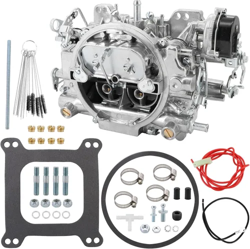Miniatura 11 de Repuesto de carburador 1403 para válvula de aire de orificio cuadrado de 4 barriles 500CFM, estrangulador eléctrico secundario compatible con Ch.evy