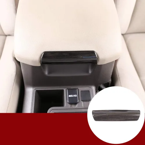 YIWANG Accesorios de lentejuelas para reposabrazos interior de automóvil ABS cromado para Toyota Land Cruiser Prado FJ150 150 2010-2019 (grano de