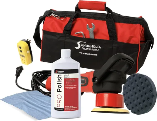 Kit de pulido Shurhold, almohadilla compuesta de pulido, con lata de Buff Magic, Set principiante, talla única