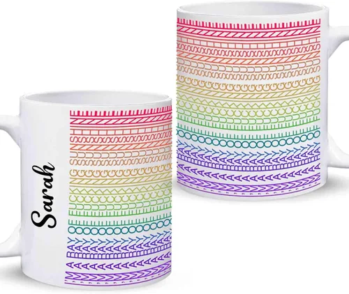 Miniatura 10 de Fifty & Fabulous - Taza de regalo para mujer/hombre, tazas personalizadas con nombre, regalos personalizados de 50 cumpleaños