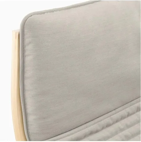 Miniatura 4 de IKEA Poang Sillón Abedul Chapa Knisa Beige Claro 792.407.90