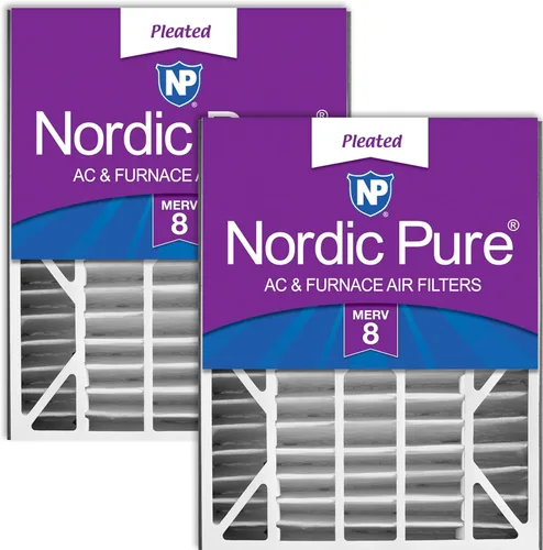 Miniatura 9 de Nordic Pure 20x25x5 (tamaño real: 19 3/4 x 24 1/4 x 4 7/8) Filtro de CA Air Bear MERV 13 Plus Carbon 4 Pack