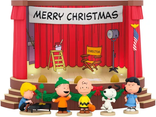 Miniatura 11 de Adorno navideño personalizado de Hallmark Keepsake 2025, la pandilla de Peanuts trineando con Snoopy, regalos para fanáticos de Peanuts