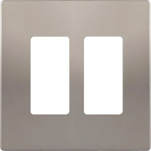 Miniatura 64 de ENERLITES Placas de pared decorativas sin tornillos, cubiertas de tomacorrientes seguras para niños, tamaño de 4 posiciones, 4.68" H x 8.30" L, Negro