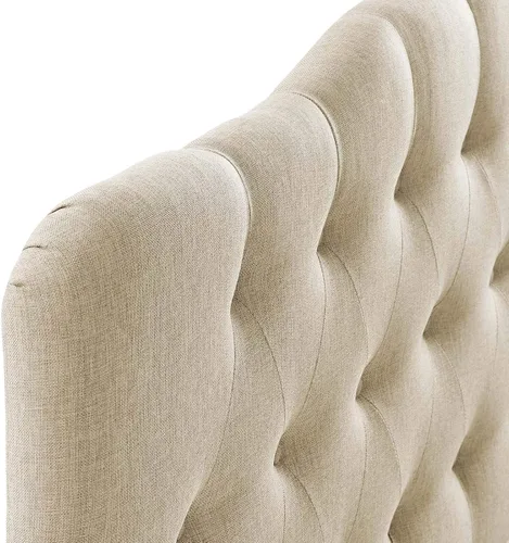 Miniatura 7 de LexMod Annabel cabecera de cama de vinilo Beige
