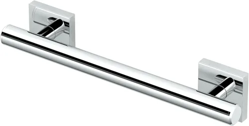 Gatco 940 Elevate Barra de Agarre de 12" L, Cromo/Barra de Seguridad de Acero Inoxidable Compatible con ADA para Baño