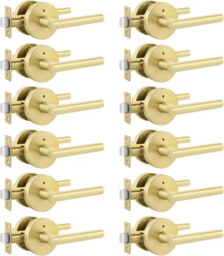 Miniatura 16 de Goldenwarm - Paquete de 1 picaporte negro inactivo de una sola cara, con tirador de puerta de extracción mate, resistente, para armario o despensa