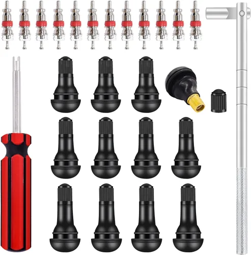 Kit de extracción e instalador de herramientas de vástago de válvula de neumático, 4 piezas TR412, 4 piezas TR413, 4 piezas TR414 vástago de válvula