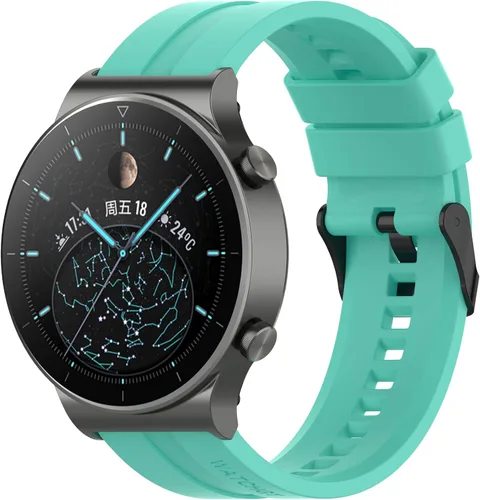 Miniatura 21 de FitTurn Band Compatible with Huawei Watch 5 4 Pro/GT 6 5 4 3 2 Pro/GT 2e/GT 6 5 4 46mm/GT2 46mm/GT Active/ Replacement Straps Silicone Bands