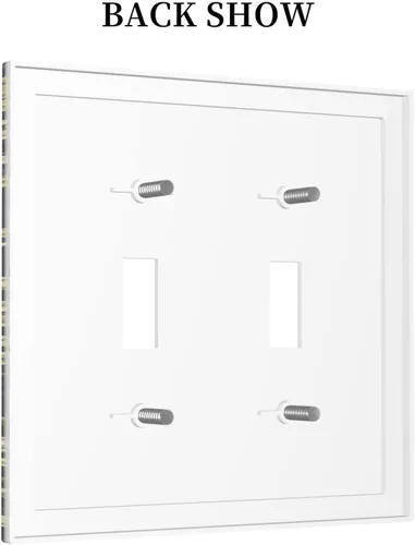 Miniatura 4 de Placa decorativa para interruptor de luz, playa, rosa, escena nocturna, 2 bandas, 1 palanca, 1 placa de pared dúplex, decoración de placa