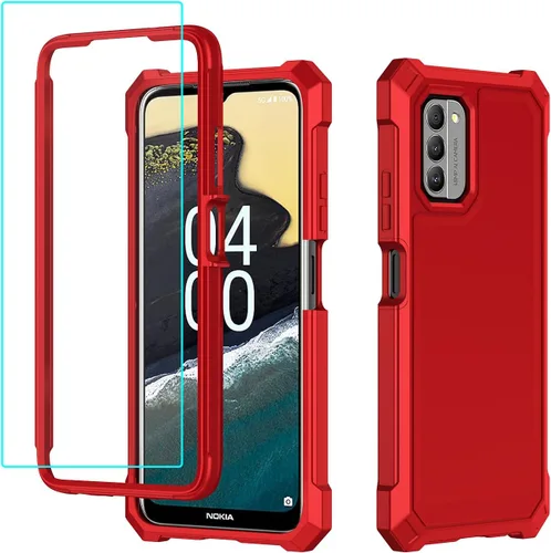 Miniatura 10 de Funda para Nokia C300/Nokia G100 con protector de pantalla, funda para teléfono Nokia C300 N155DL, protección de cuerpo completo frontal y trasera