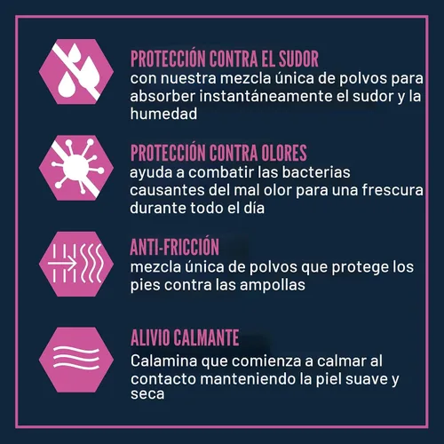 Miniatura 5 de Certain Dri Polvo corporal para mujer, sin talco, control de sudor de triple acción, olor y humedad, fórmula de calamina antirozaduras, recomendada