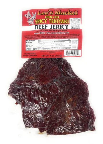 Miniatura 19 de Lee's Market Carne seca de rábano picante - Suave y tierna - Bocadillo saludable bajo en carbohidratos y sin gluten - Apto para paleo y keto
