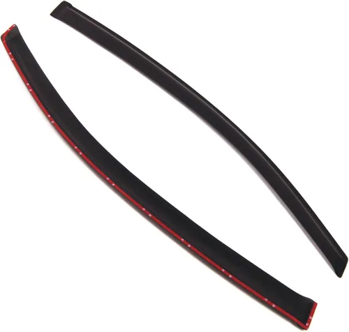 Miniatura 2 de Visor de ventana compatible con Honda Civic Coupe 2012-2015, DGWV2-225, deflector de montaje exterior, protector de lluvia, humo oscuro, juego de 2