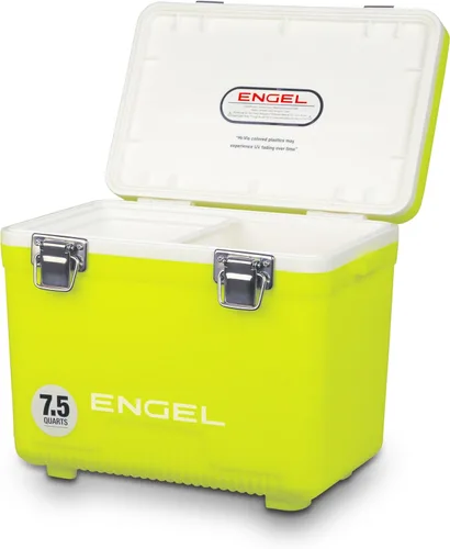Miniatura 12 de Engel UC7 7.5qt a prueba de fugas, hermético, enfriador de caja de secado y pequeña lonchera rígida para hombres y mujeres Mango helado