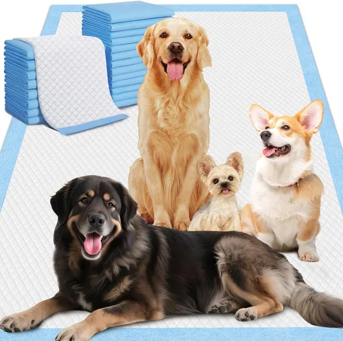 Miniatura 13 de Gimars Almohadillas de carbón extra grandes XXL con control de olores para perros, 9 capas gruesas ultra absorbentes, a prueba de fugas