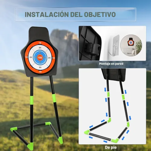 Miniatura 7 de Bow and Arrow Set for Kids, 2 Pack LED Light Up Archery Set with 20 Suction Cup Arrows, Indoor and Outdoor Toy for Boys Girls Age 4-8 8-12 with Azul