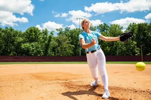 Miniatura 7 de Mizuno Fastpitch - Camiseta de softball con cuello redondo