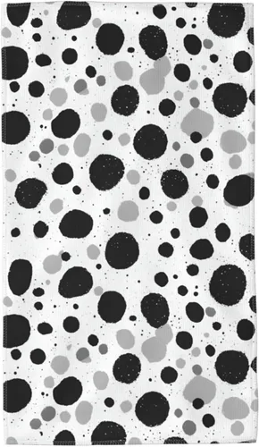 Miniatura 12 de Ouqiuwa Toallas de mano suaves de carreras en blanco y negro de 27.5 x 15.7 pulgadas, toalla de baño fina, regalo de decoración de baño pequeño