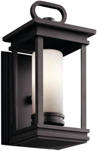 Miniatura 8 de Kichler 49478RZ South Hope - Soporte de poste para exteriores, 1 luz, bronce frotado
