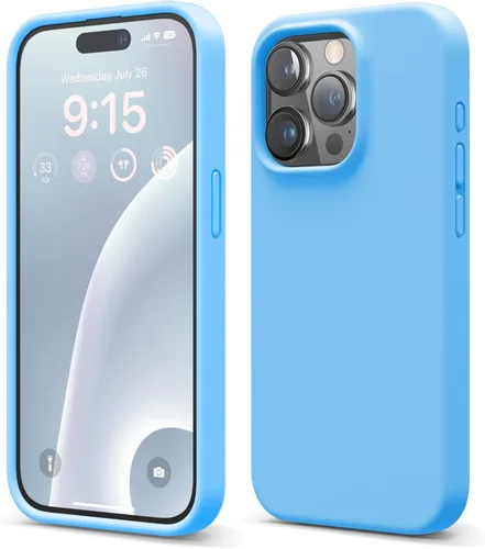 Miniatura 36 de elago Compatible con Funda para iPhone 15 Pro, Funda de Silicona Líquida, Cubierta Protectora de Cuerpo Completo, Resistente a Golpes, Funda Delgada