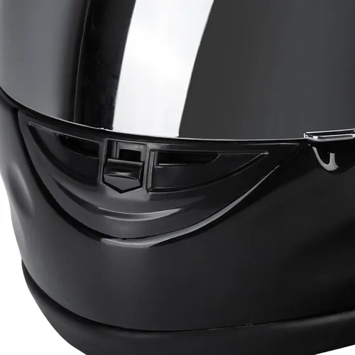 Miniatura 9 de TCMT - Casco para adultos, negro brillante, de cara completa, para calle, bicicleta de tierra, ATV, motocicleta todoterreno, motocross, aprobado por