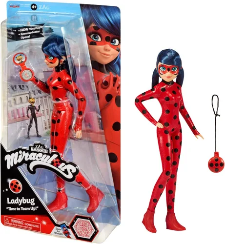 Miniatura 9 de Bandai Milagrosa mariquita y gato negro juguetes articulados 10.2 in muñeca de moda con accesorios Marinette Superhero Cosmobug Figurine