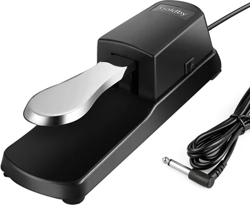 Pedal de soporte para piano, teclado universal para Yamaha, Casio, Roland, Korg Pianos digitales MIDI, teclado electrónico, sintetizador de órganos