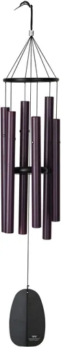 Miniatura 17 de Woodstock Chimes Signature Collection, Campanas del Paraíso, Plata Antigua 32", Campanillas de Viento de Diseños Decorativos para Exteriores, Patio