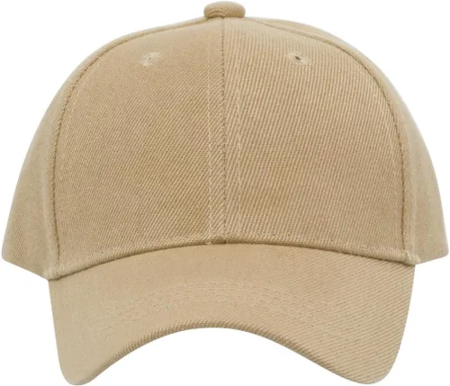 Miniatura 54 de TOP HEADWEAR Sombrero de béisbol ajustable con cierre de velcro para niños en blanco