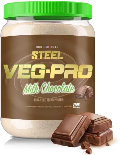 Miniatura 7 de Suplementos de acero Veg-PRO, proteína de chícharo vegetal, aislado en polvo, suplemento natural orgánico vegano 680.38 g (1.5 libras).