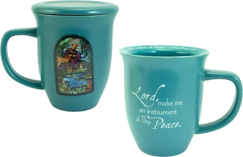 Abbey Gift Taza y Posavasos de Cerámica Beautiful Spirit, 4 por 4.38"