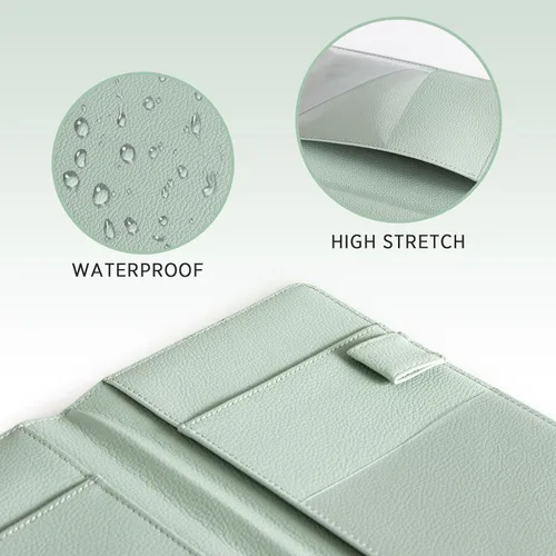 Miniatura 4 de CoBak - Libreta para meseros, organizador compacto con bolsillos transparentes y para dinero, portabolígrafo, se ajusta perfectamente al delantal