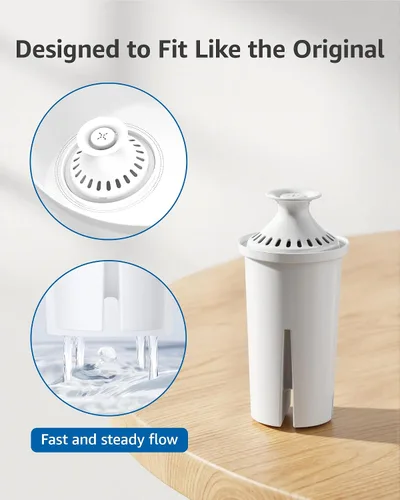 Miniatura 5 de FilterLogic PF06 Filtro de agua para jarra, repuesto para jarra Brita® Classic 35557, OB03, Mavea® 107007 y Brita®, jarra de 10 tazas Amazon